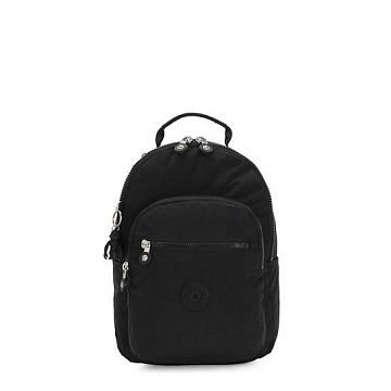 Kipling Seoul Small Klasik Tablet Sırt Çantaları Siyah | TR 1607EB